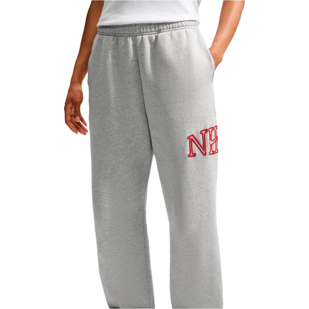 Nike pantalón mujer W NK STDO FLC MW OS LGO CF PNT vista detalle