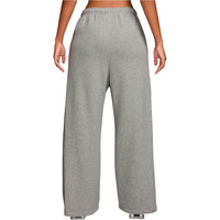 Nike pantalón mujer W NK STDO FLC MW PLTD SNP PNT vista trasera