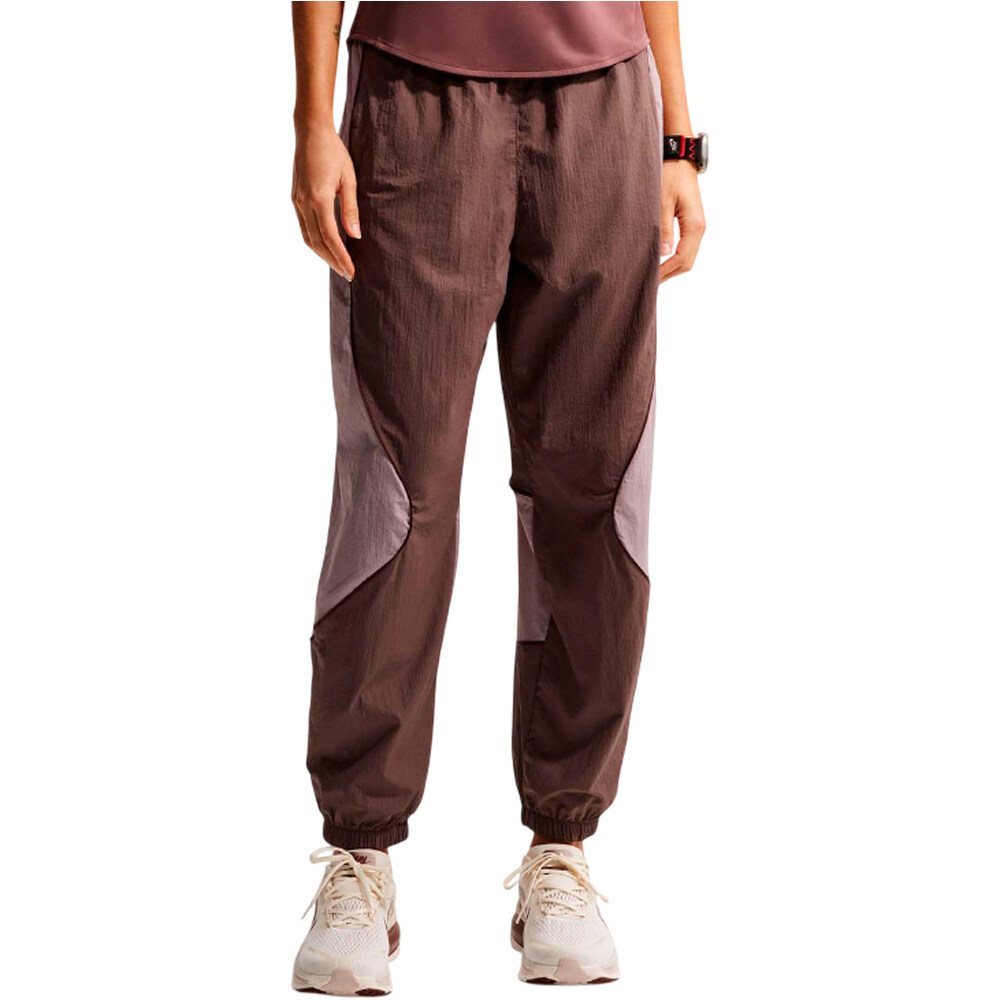 Nike pantalón mujer W NK SWIFT UV RPL MR PANT NV vista frontal