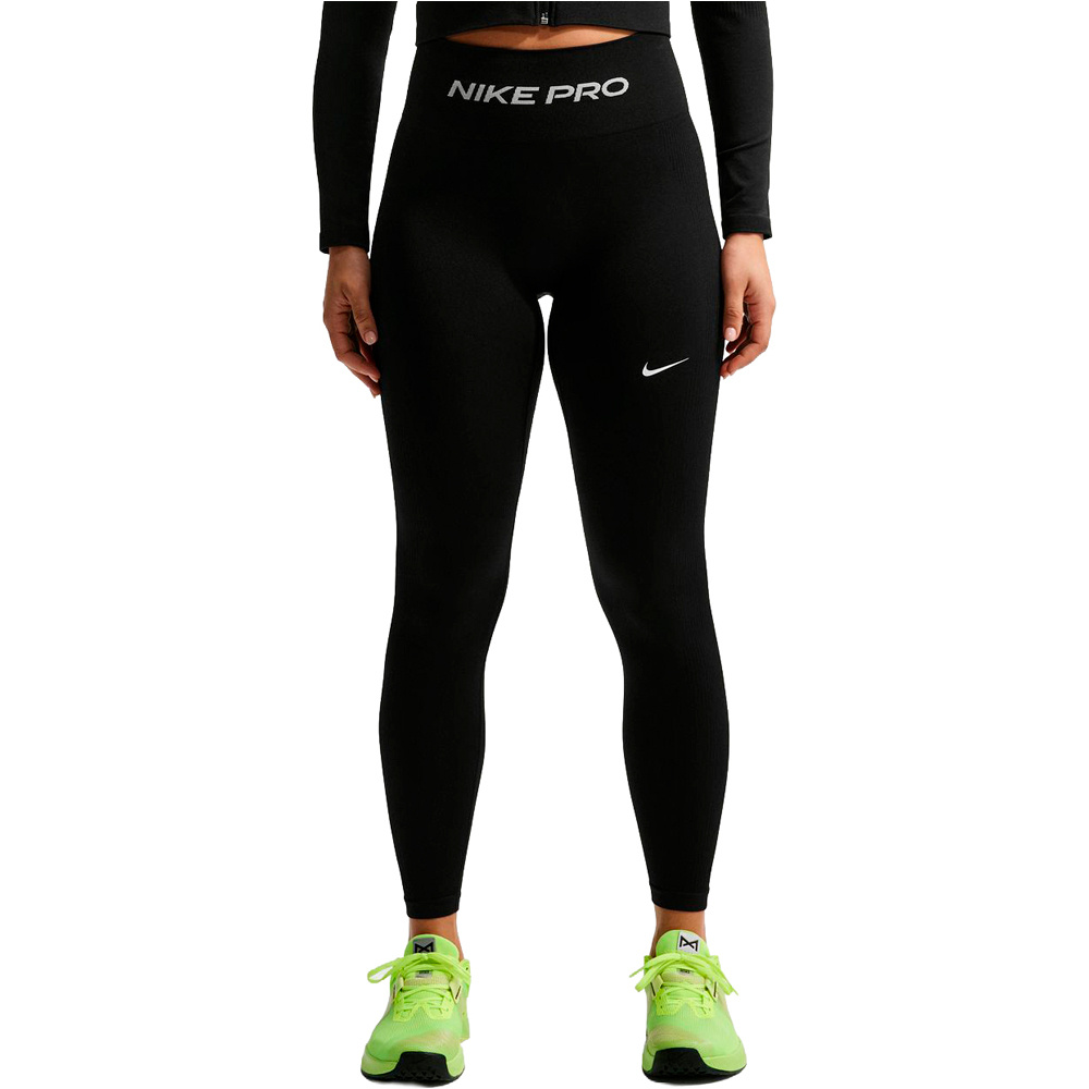 Nike pantalón mujer W NP DF SMLS HR 7/8 TIGHT WT vista frontal