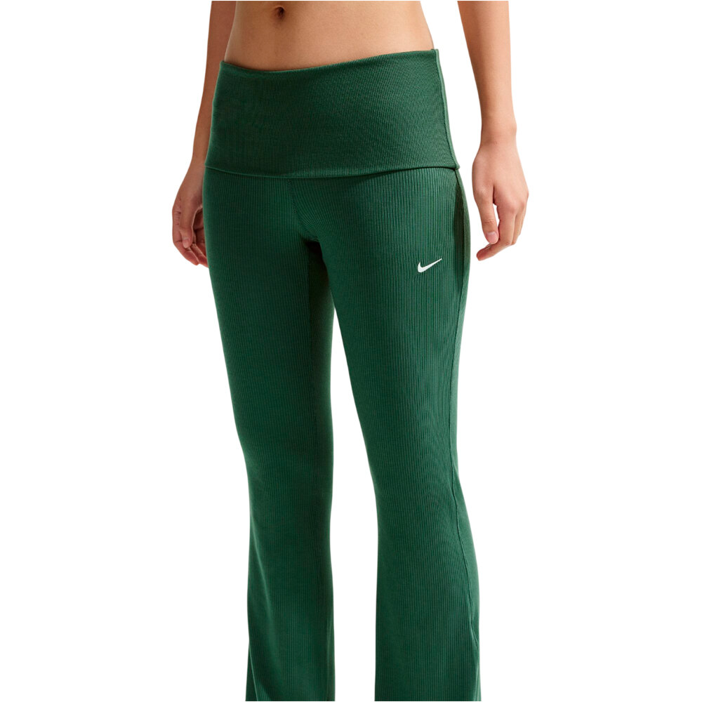 Nike pantalón mujer W NSW CHILL KNIT RIB PANT vista detalle