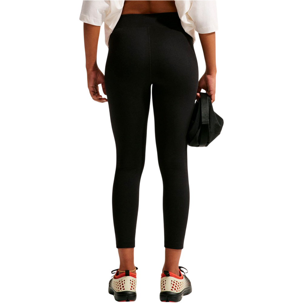Nike pantalón mujer W NSW NK CLSC HR 7/8 TIGHT LBR vista trasera