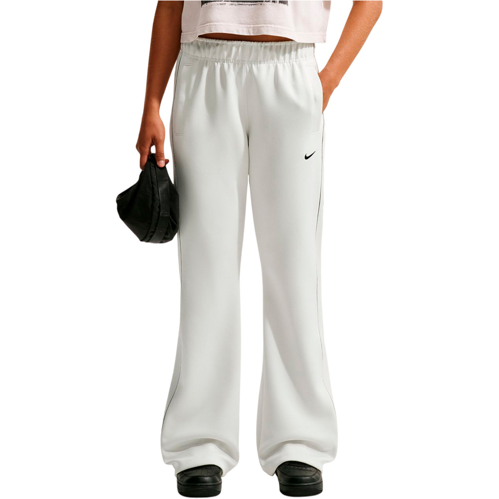 Nike pantalón mujer W NSW NK WR MR POLY KNIT PNT vista frontal