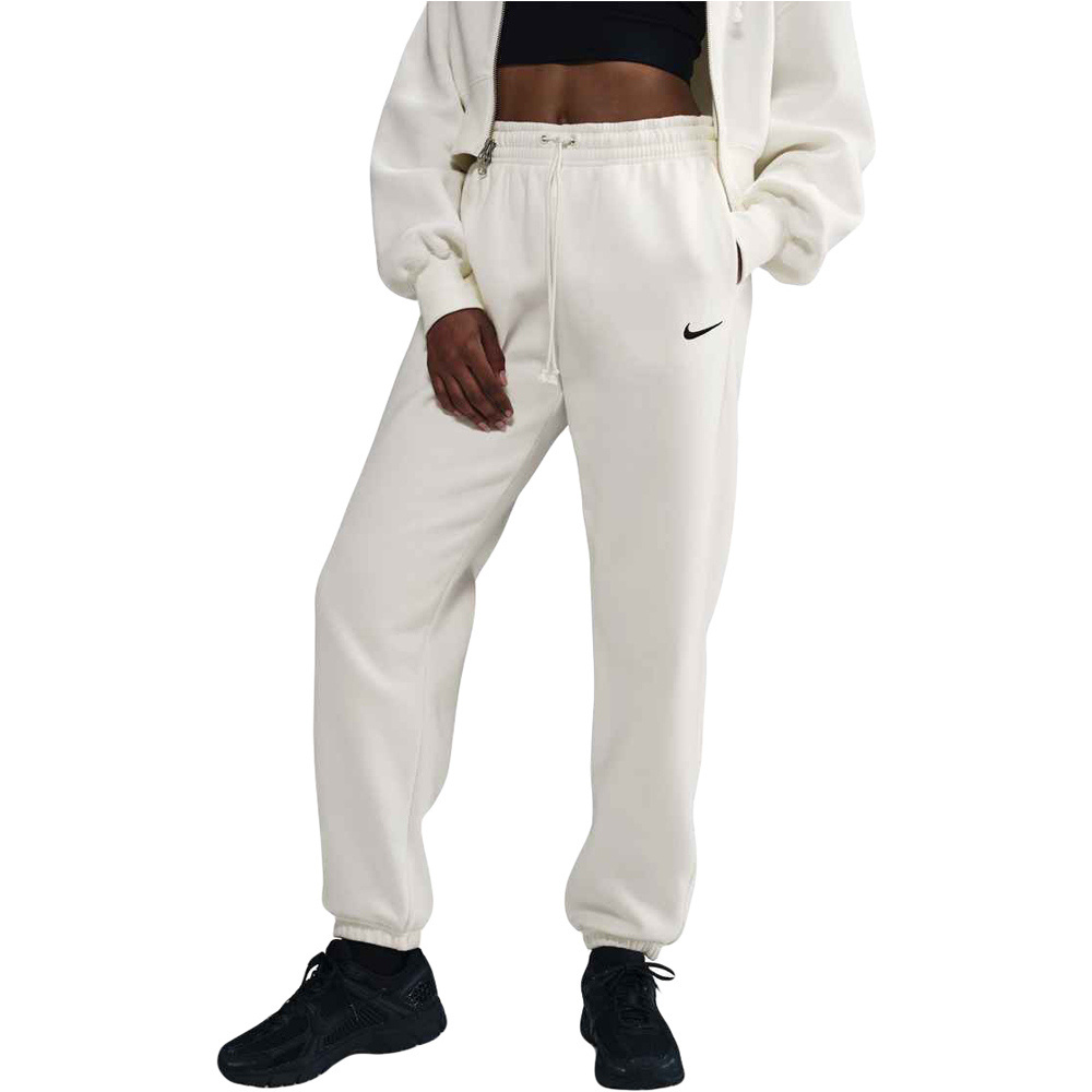 Nike pantalón mujer W NSW PHNX FLC HR OS PANT 2 vista frontal