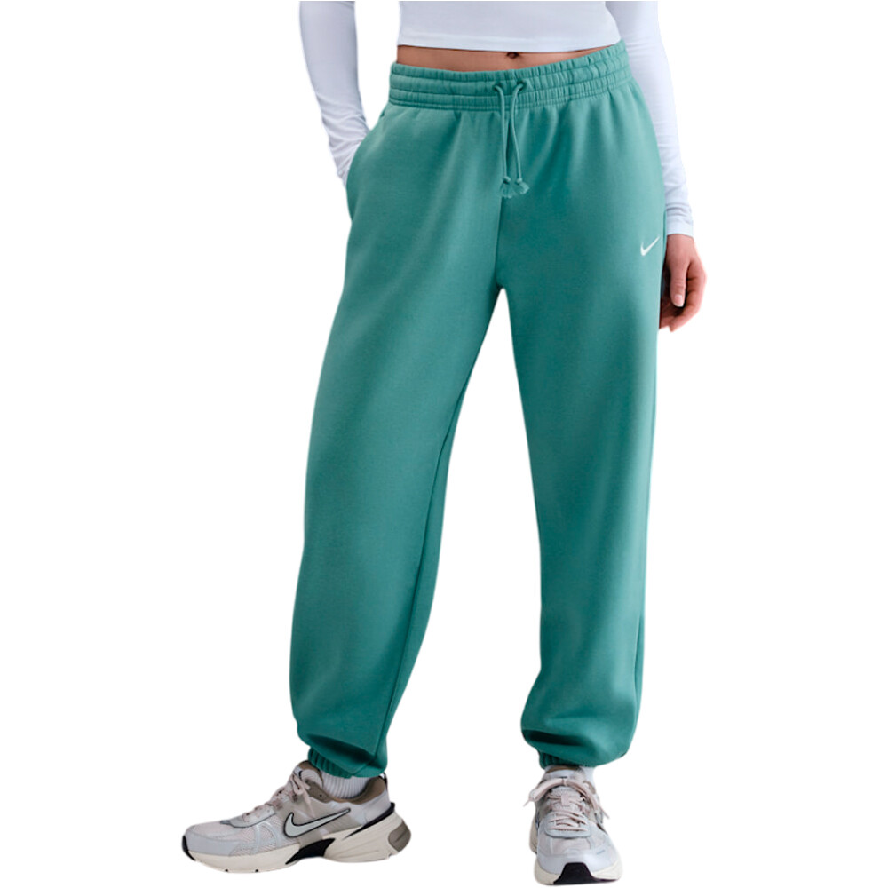 Nike pantalón mujer W NSW PHNX FLC HR OS PANT 2 vista frontal