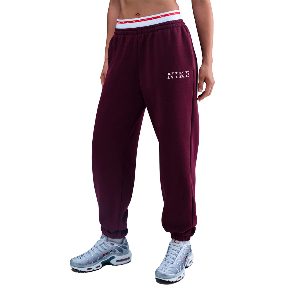 Nike pantalón mujer W NSW PHNX FLC HR PANT GLS vista detalle