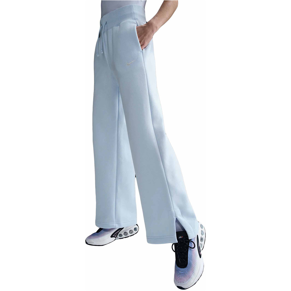 Nike pantalón mujer W NSW PHNX FLC HR PANT WIDE vista detalle