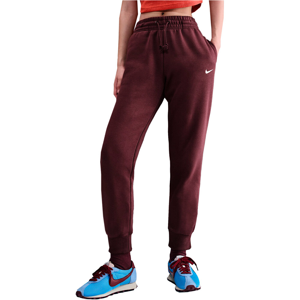 Nike pantalón mujer W NSW PHNX FLC MR PANT STD vista frontal