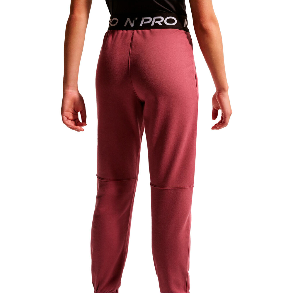Nike pantalón niña G NP DF FLC JGGR 03