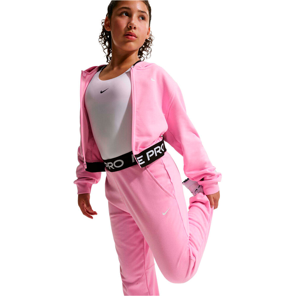 Nike pantalón niña G NP DF FLC JGGR 04