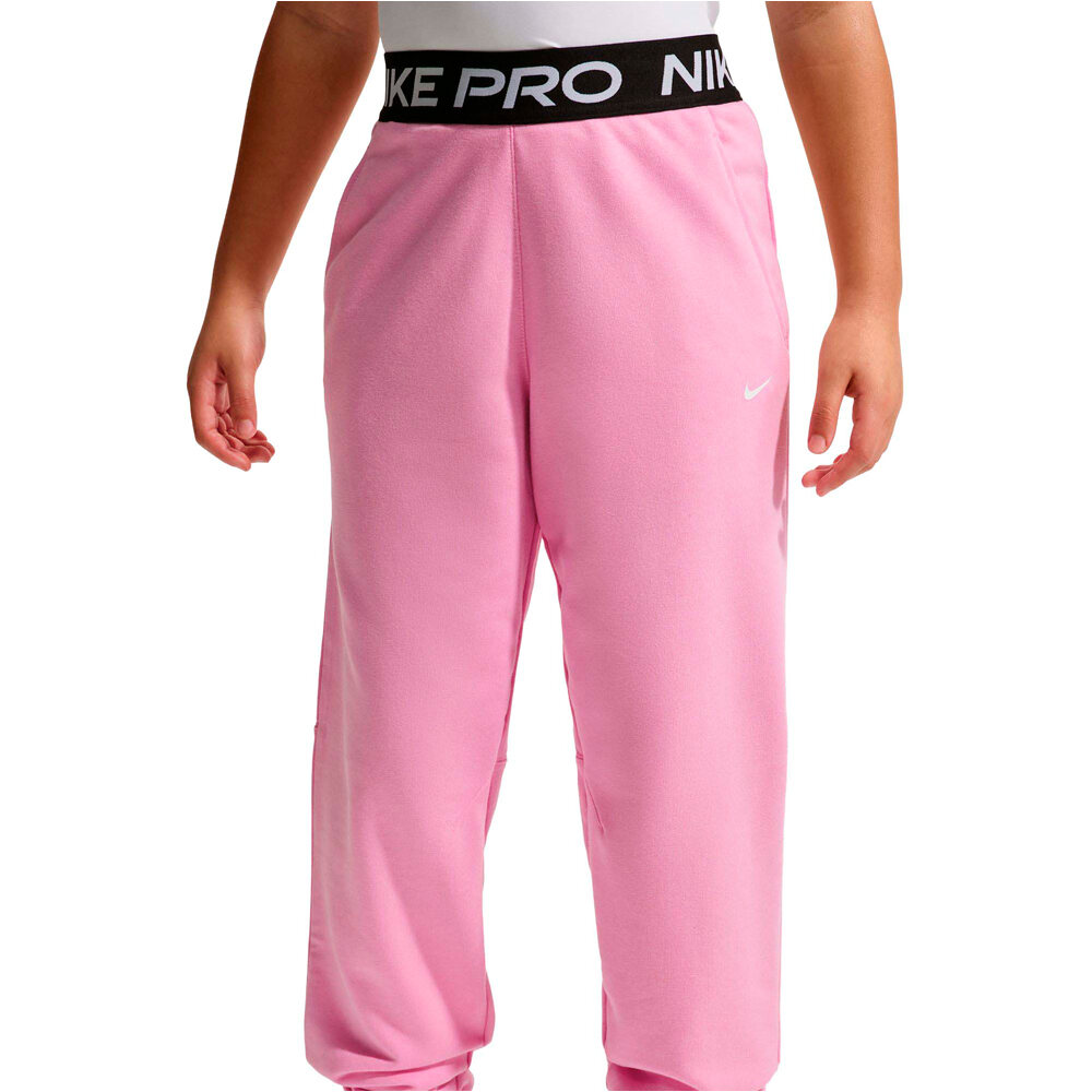 Nike pantalón niña G NP DF FLC JGGR vista detalle