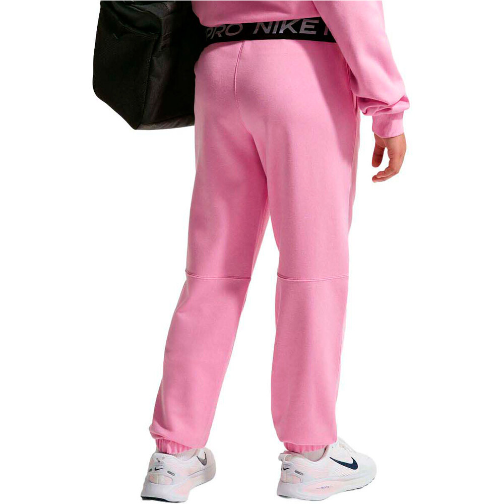 Nike pantalón niña G NP DF FLC JGGR vista trasera