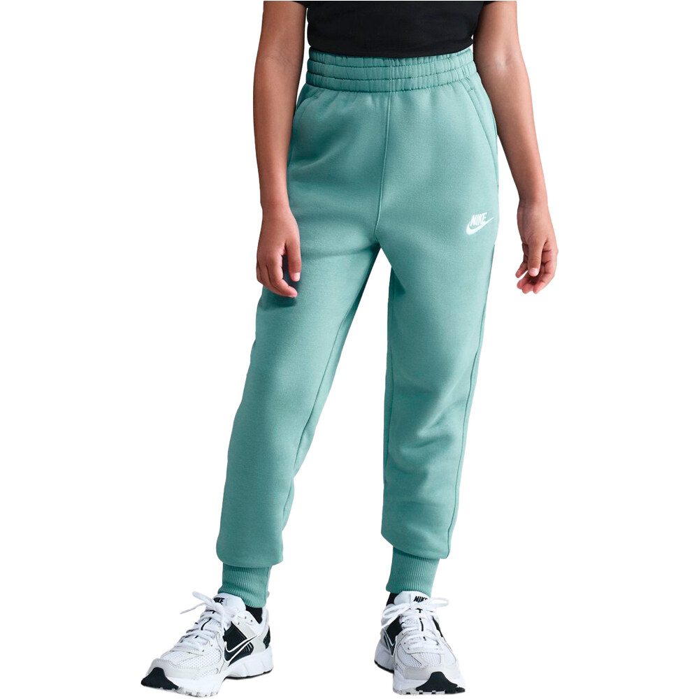 Nike pantalón niña G NSW CLUB FLC HR FTD PNT LBR vista frontal