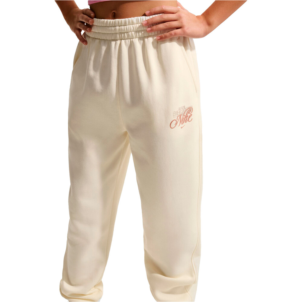 Nike pantalón niña G NSW CLUB FLC LSE PNT GFX vista detalle