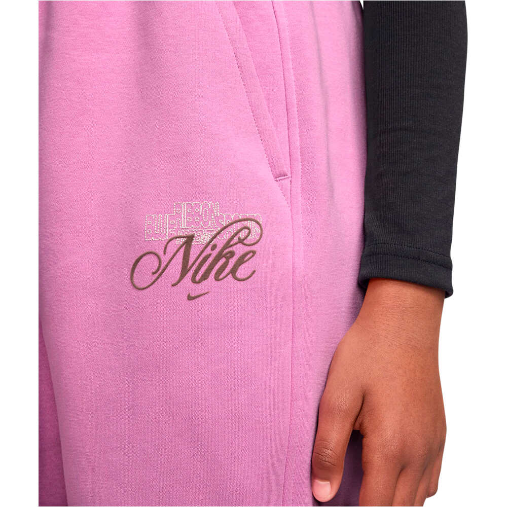 Nike pantalón niña G NSW CLUB FLC LSE PNT GFX vista detalle