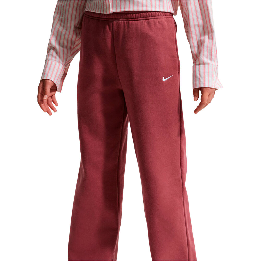 Nike pantalón niña G NSW STUDIO FLC OH PANT vista detalle