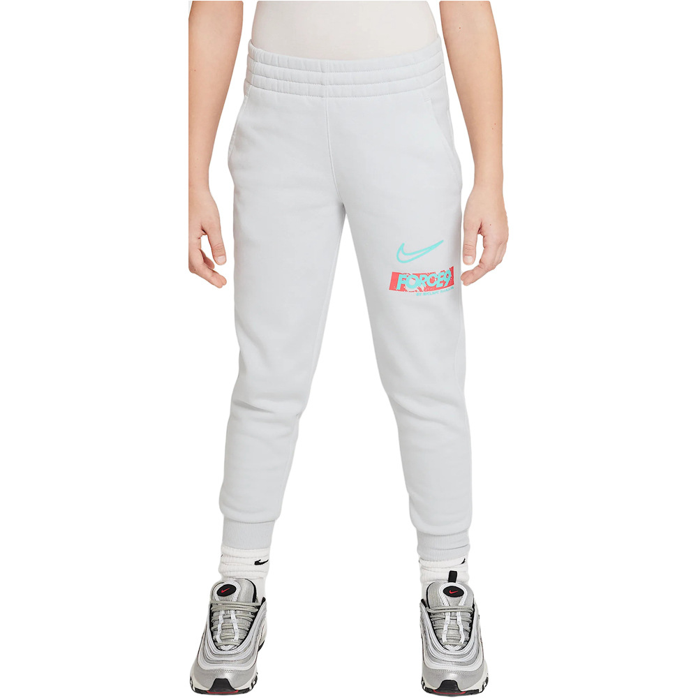Nike pantalón niño EH K NK CLUB FLC JGGR -PD vista frontal
