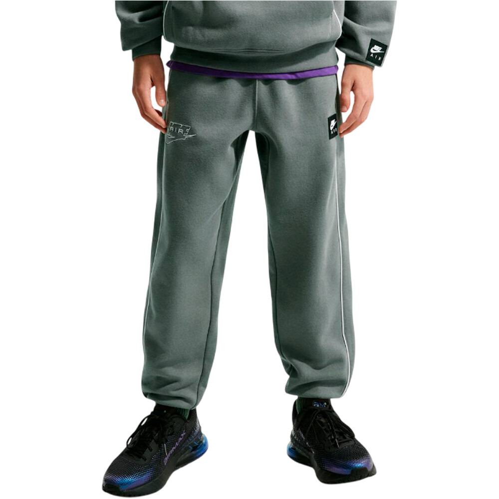 Nike pantalón niño K NK AIR FLC JGGR vista frontal