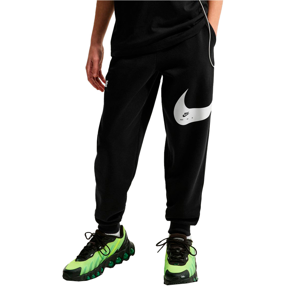 Nike pantalón niño K NSW CLUB BRND NRG FLC JGGR vista frontal