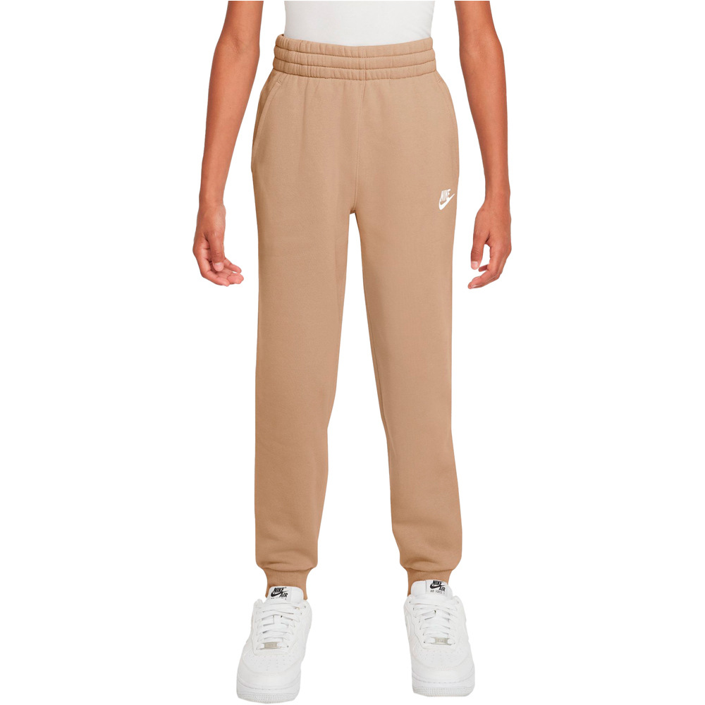 Nike pantalón niño K NSW CLUB FLC JGGR LBR vista frontal