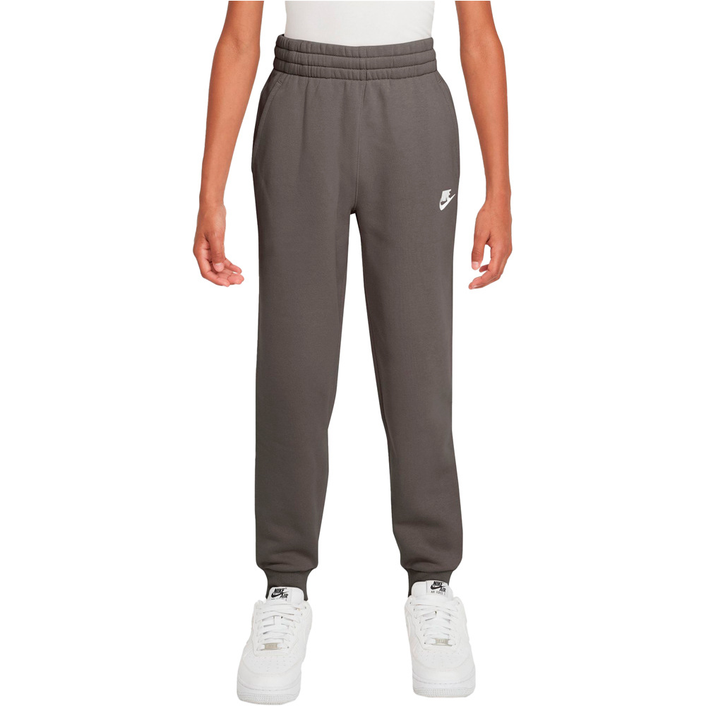 Nike pantalón niño K NSW CLUB FLC JGGR LBR vista frontal