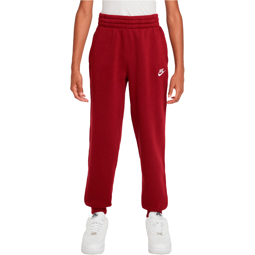 Nike pantalón niño K NSW CLUB FLC JGGR LBR vista frontal