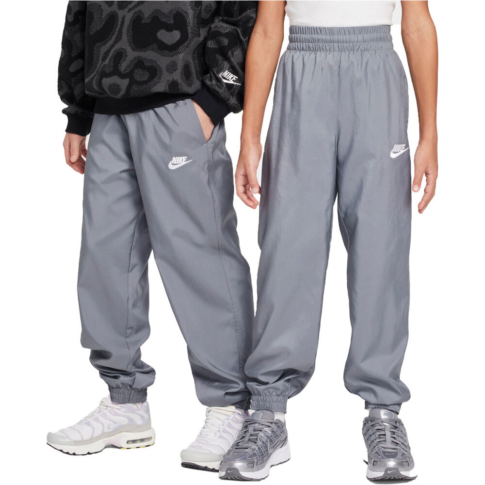 Nike pantalón niño K NSW CLUB WVN JGGR LBR vista frontal
