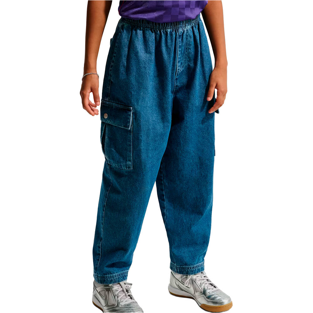 Nike pantalón niño K NSW DENIM CARGO PANT vista frontal