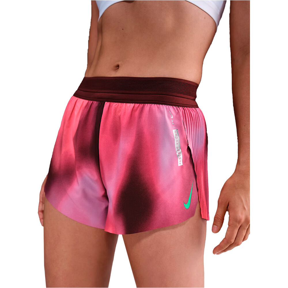 Nike pantalón running mujer W NK ARSWFT DFADV MR 3IN ST FK vista frontal
