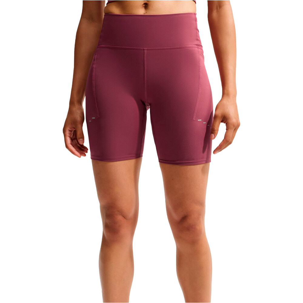 Nike pantalón running mujer W NK DF SWIFT HR 7IN SHORT vista detalle