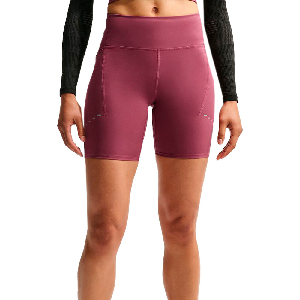Nike pantalón running mujer W NK DF SWIFT HR 7IN SHORT vista frontal