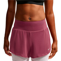 Nike pantalón running mujer W NK FLOW MSH DF 2N1 SHRT vista detalle