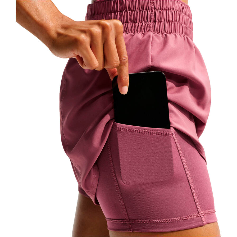 Nike pantalón running mujer W NK ONE DF HR 3IN 2N1 SHORT 03