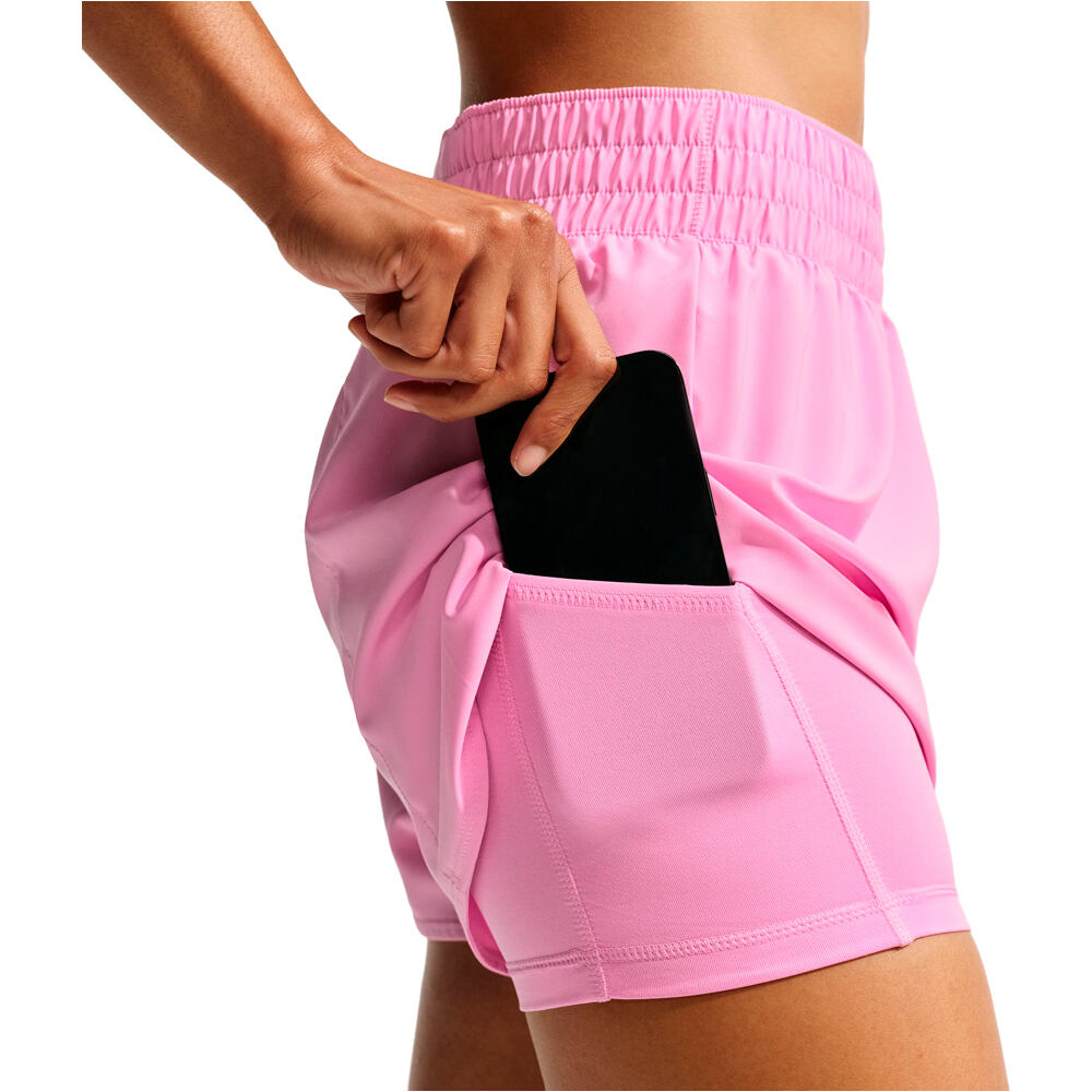 Nike pantalón running mujer W NK ONE DF HR 3IN 2N1 SHORT 05