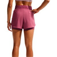 Nike pantalón running mujer W NK ONE DF HR 3IN 2N1 SHORT vista trasera