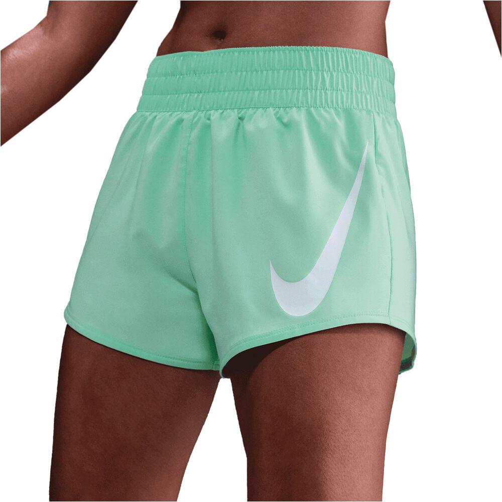 Nike pantalón running mujer W NK ONE SWSH HBR DF MR 3IN BR vista frontal