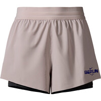 Nike pantalón running mujer W NK SWIFT DF MR 2N1 SHRT BLN vista frontal