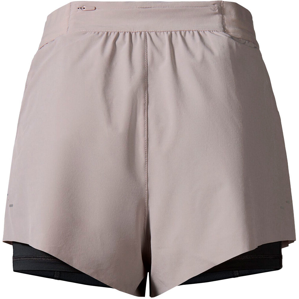 Nike pantalón running mujer W NK SWIFT DF MR 2N1 SHRT BLN vista trasera