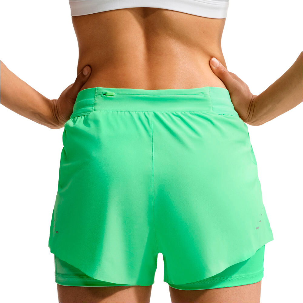 Nike pantalón running mujer W NK SWIFT DF MR 2N1 SHRT vista detalle