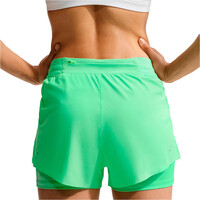 Nike pantalón running mujer W NK SWIFT DF MR 2N1 SHRT vista detalle