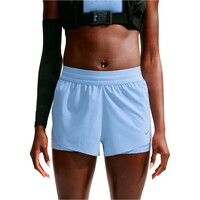 Nike pantalón running mujer W NK SWIFT DF MR 2N1 SHRT vista detalle