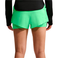 Nike pantalón running mujer W NK SWIFT DF MR 2N1 SHRT vista trasera