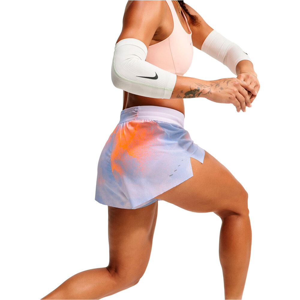 Nike pantalón running mujer W NK SWIFT DF MR 3 BR SHRT RS 03