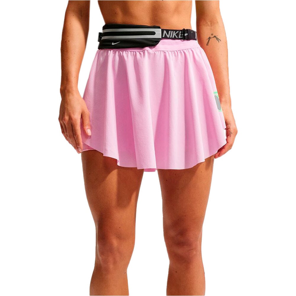 Nike pantalón running mujer W NK SWIFT SKORT NV vista frontal