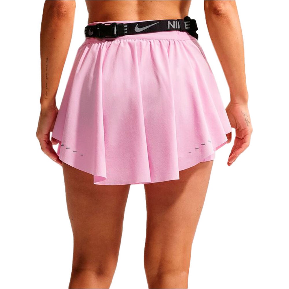 Nike pantalón running mujer W NK SWIFT SKORT NV vista trasera