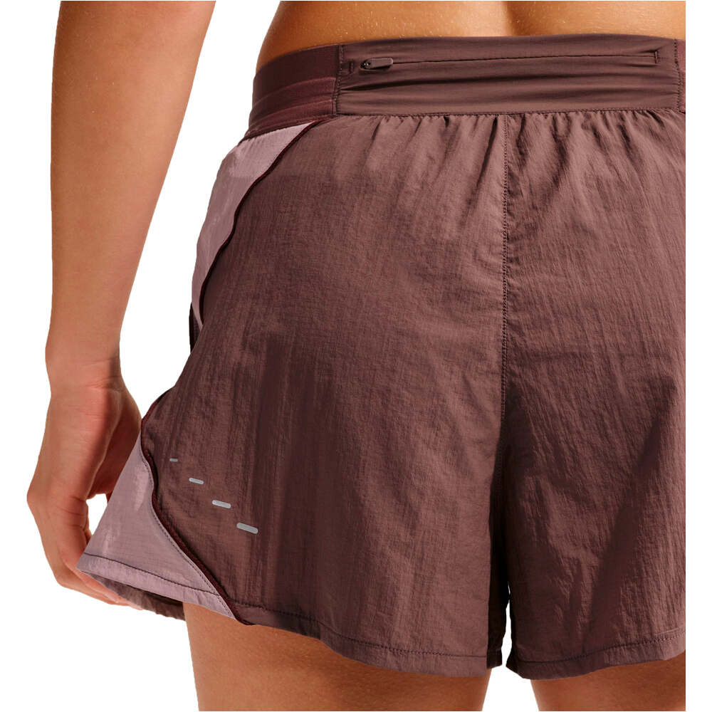 Nike pantalón running mujer W NK SWIFT UV RPL HR SHORT NV vista detalle