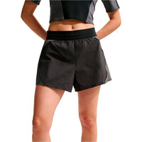 Nike pantalón running mujer W NK SWIFT UV RPL HR SHORT NV vista frontal