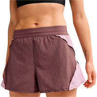 Nike pantalón running mujer W NK SWIFT UV RPL HR SHORT NV vista frontal