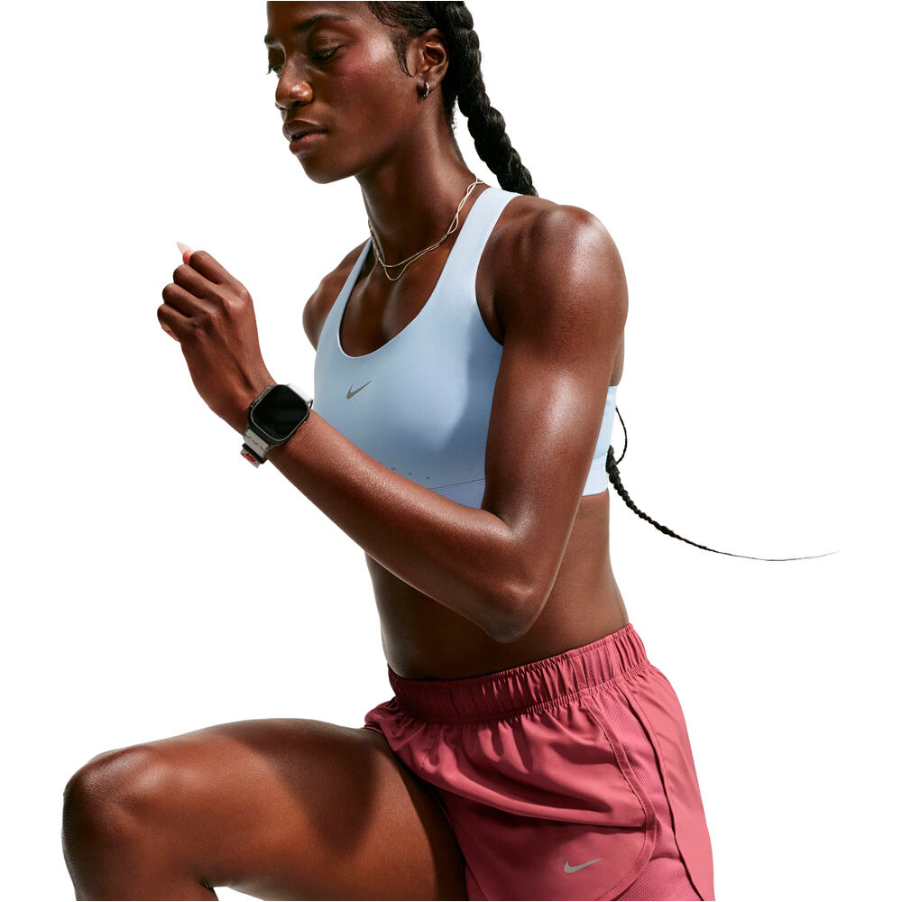Nike pantalón running mujer W NK TEMPO DF MR 3 SHORT vista detalle