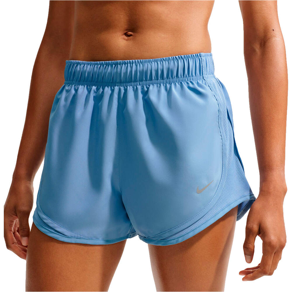 Nike pantalón running mujer W NK TEMPO DF MR 3 SHORT vista detalle